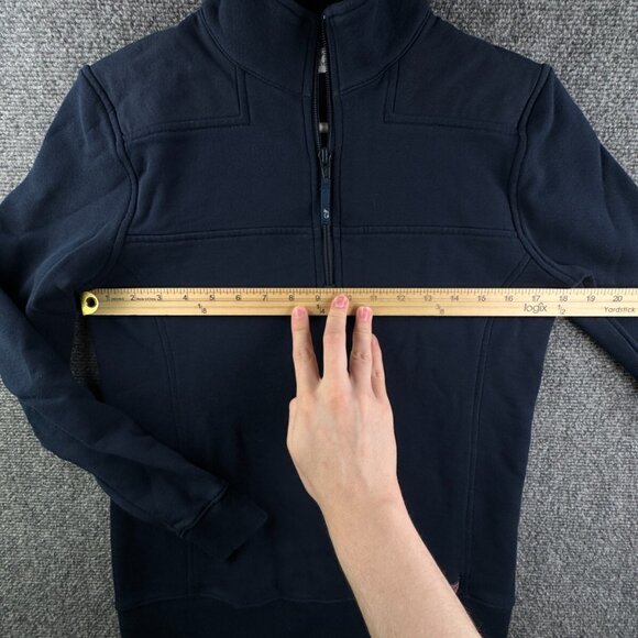 Vineyard Vines 1/4 Zip Pullover Navy Blue Sweater Sweatshirt XS Adult Unisex - Picture 4 of 11